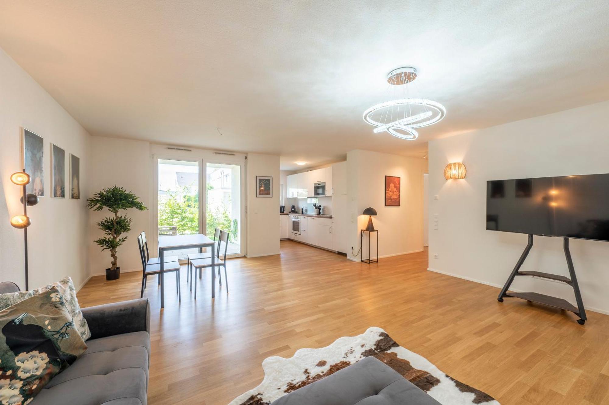 Exquis 2Br Luxus Apartment Tao I Parken I Netflix I Garten I Familienfreundlich I ホルツガーリンゲン エクステリア 写真